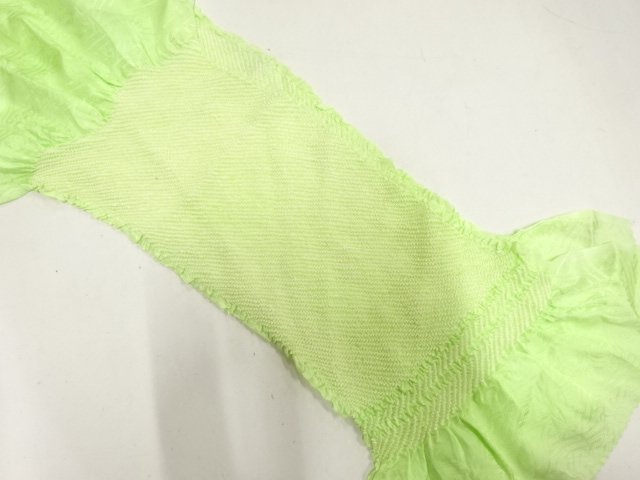 正絹　絞り　帯揚げ